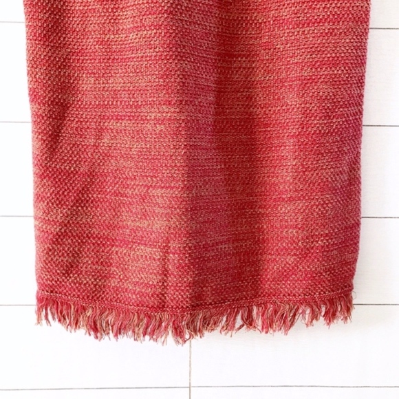 Anthropologie Holding Horses Red Knit Shift Dress - Picture 8 of 8